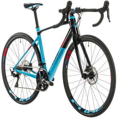 Bicicleta de carrera CUBE AXIAL WS GTC PRO Shimano 105 R7000 34/50 Mujer Azul/Negro 0